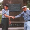 Bob Davids with Jerry Gregory in 2001
